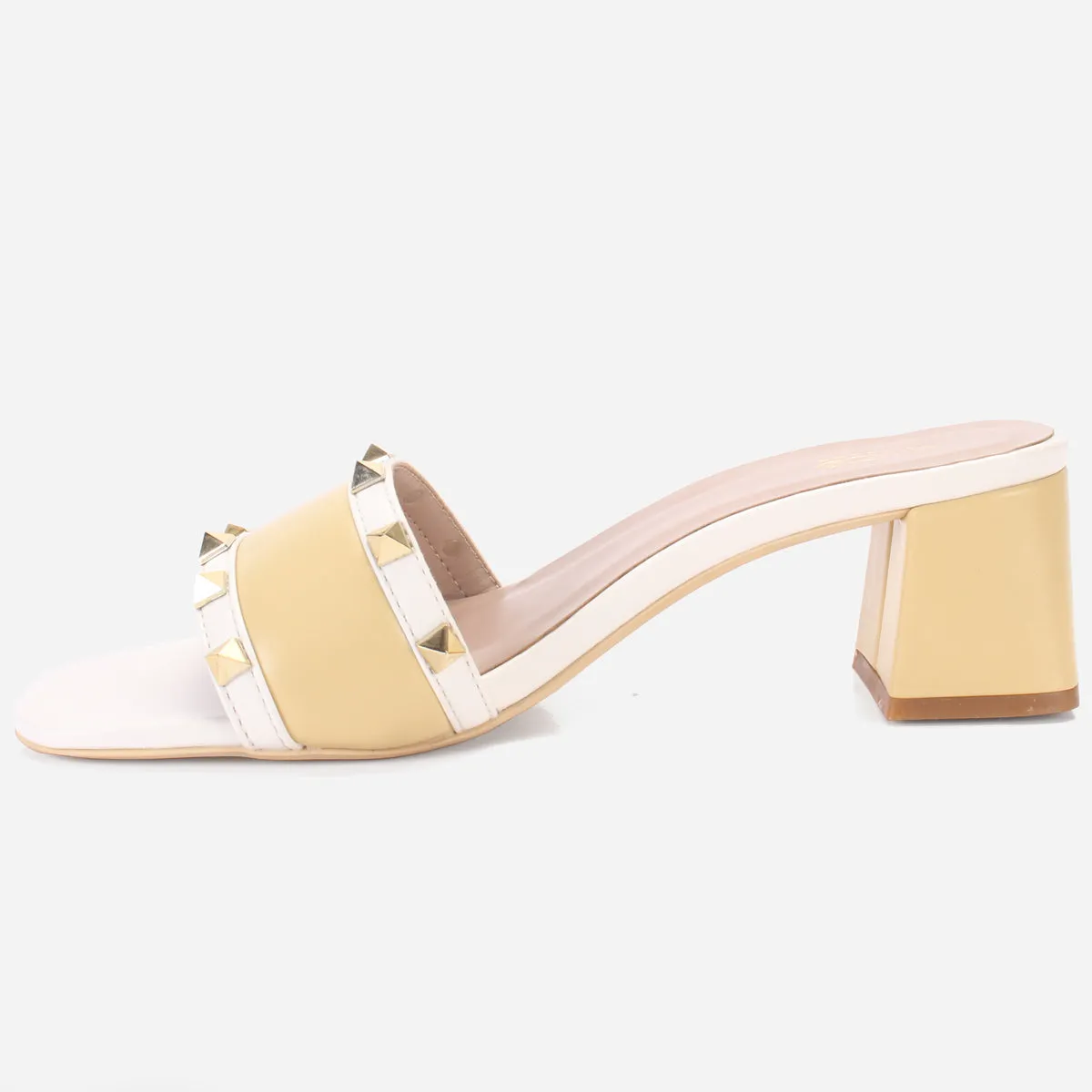 Womens "DEENA" Decorated Block Heeled Sandals