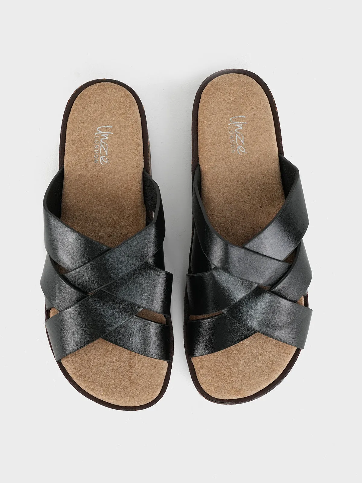 Womens "FINOLA" Open Toe Casual Slippers