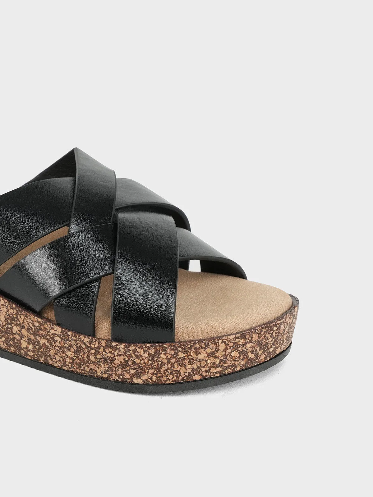 Womens "FINOLA" Open Toe Casual Slippers