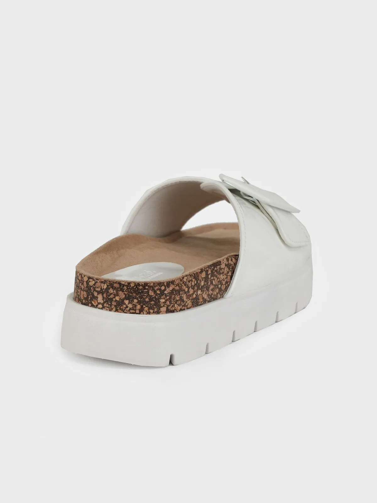 Women's "IMANI" Buckled Open Toe Slippers