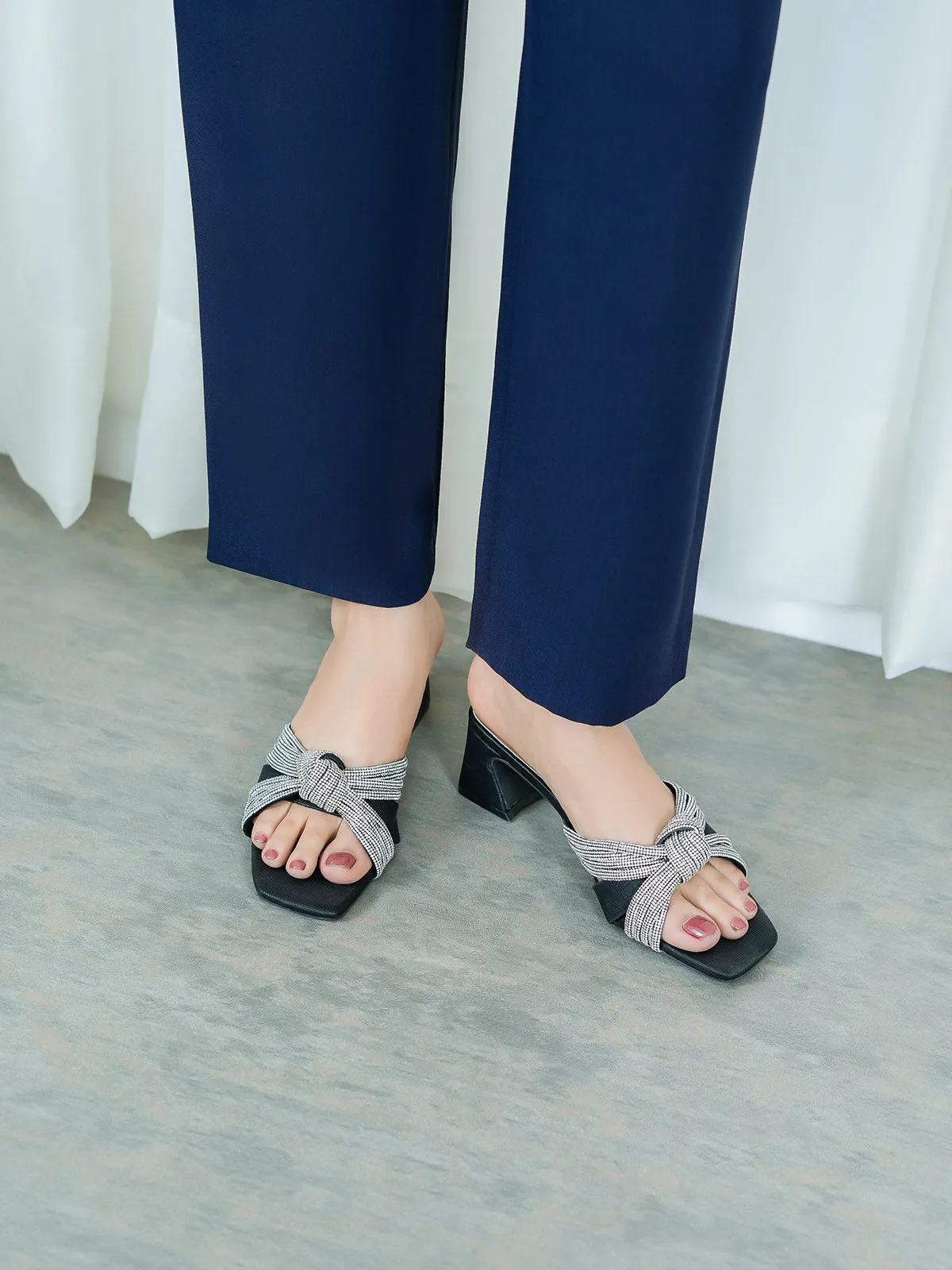 Women's "LAZLO" Block Heeled Fancy Sandals