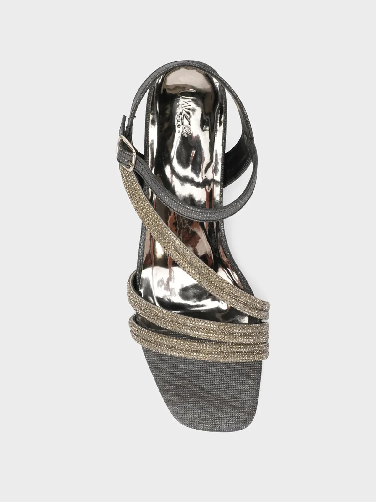 Women's "MOMUS" Glittery Party Sandals