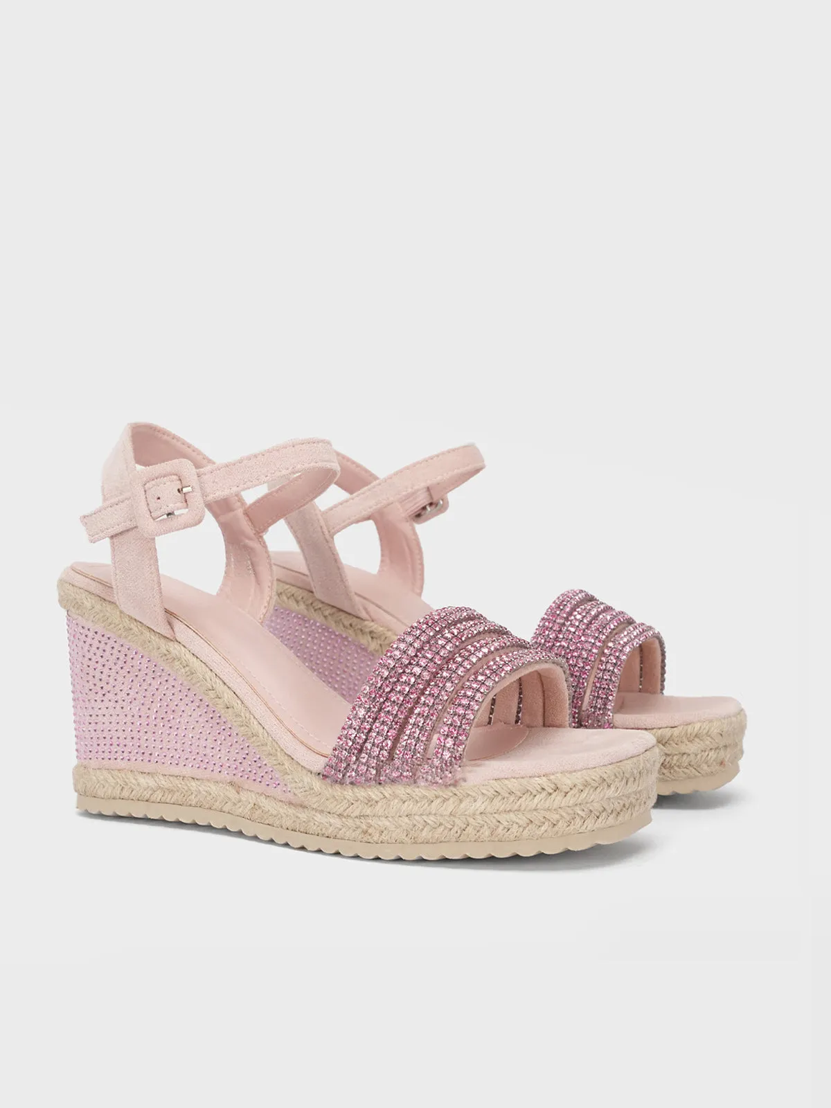 Womens "ROSINA" Wedge Comfy Sandals