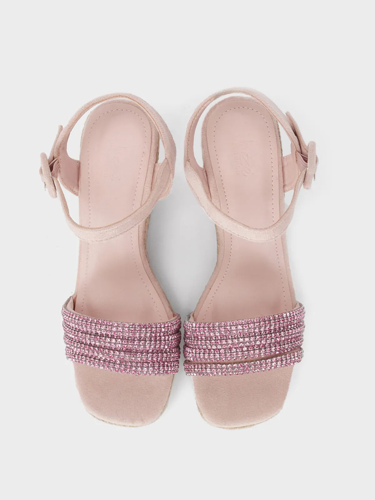 Womens "ROSINA" Wedge Comfy Sandals