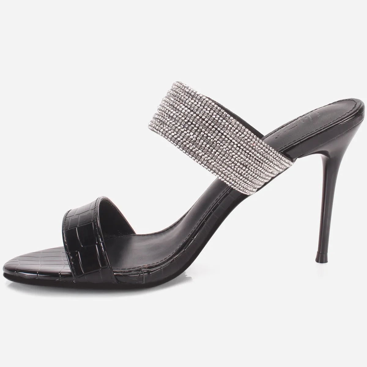 Womens "SHEMARO" Embellished Open Toe Sandals