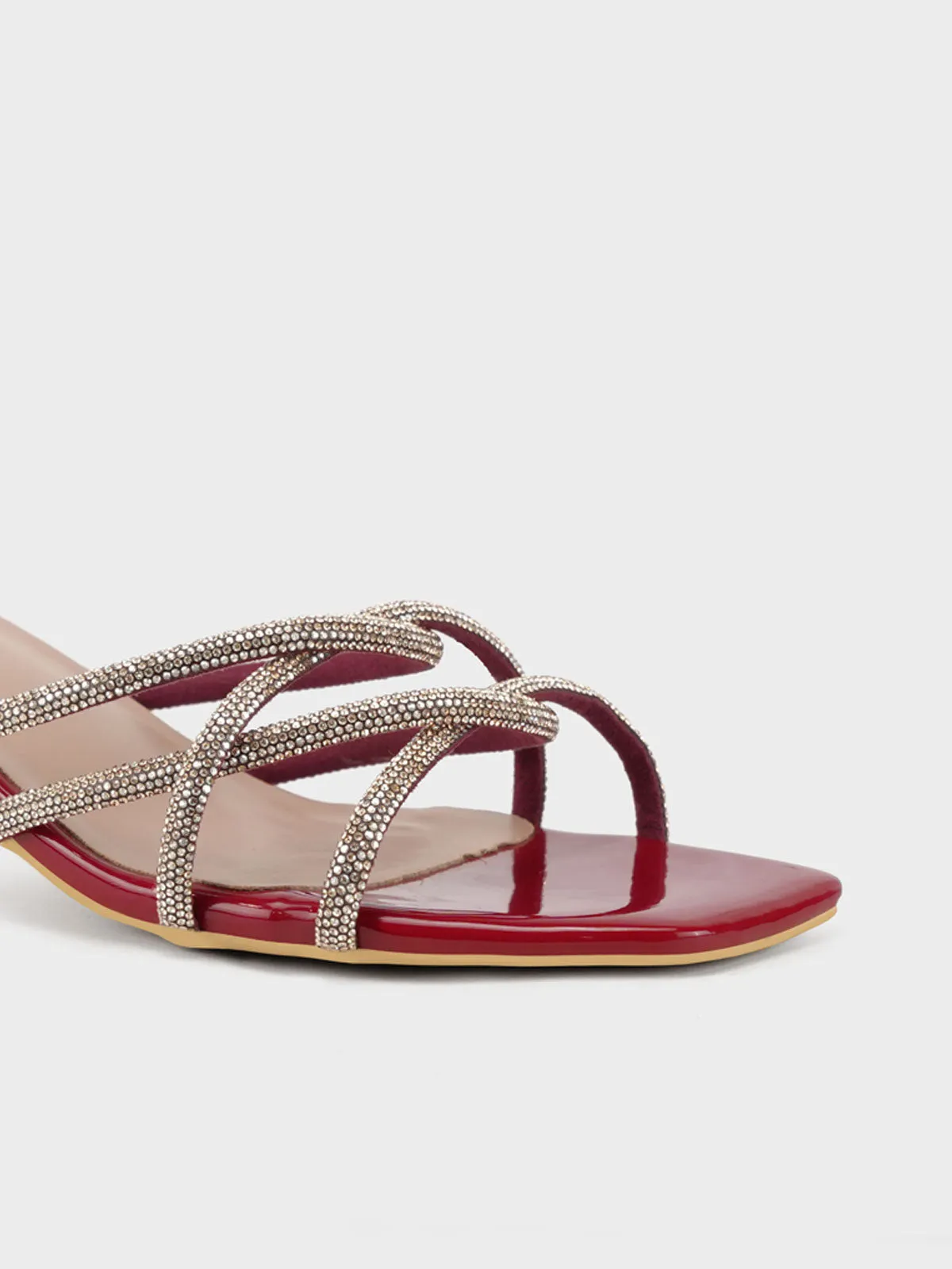 Womens "STRIDE" Block Heeled Sandals