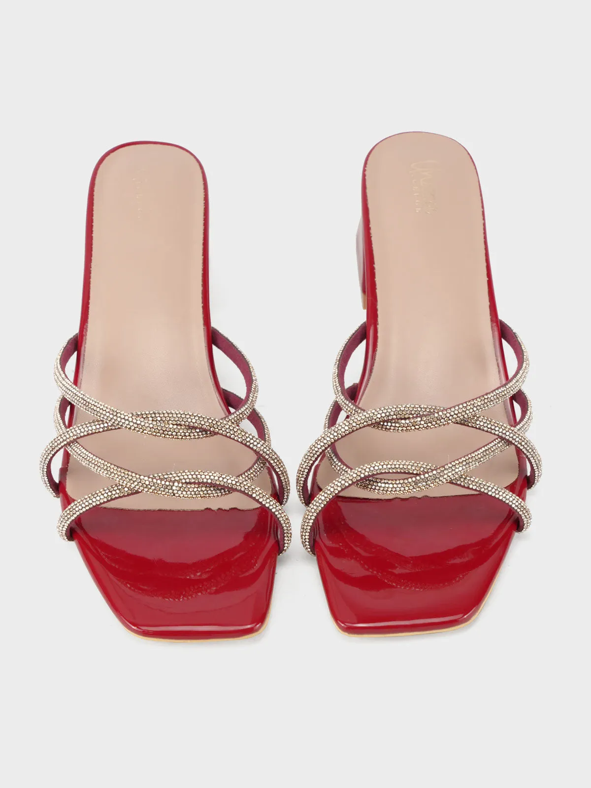 Womens "STRIDE" Block Heeled Sandals