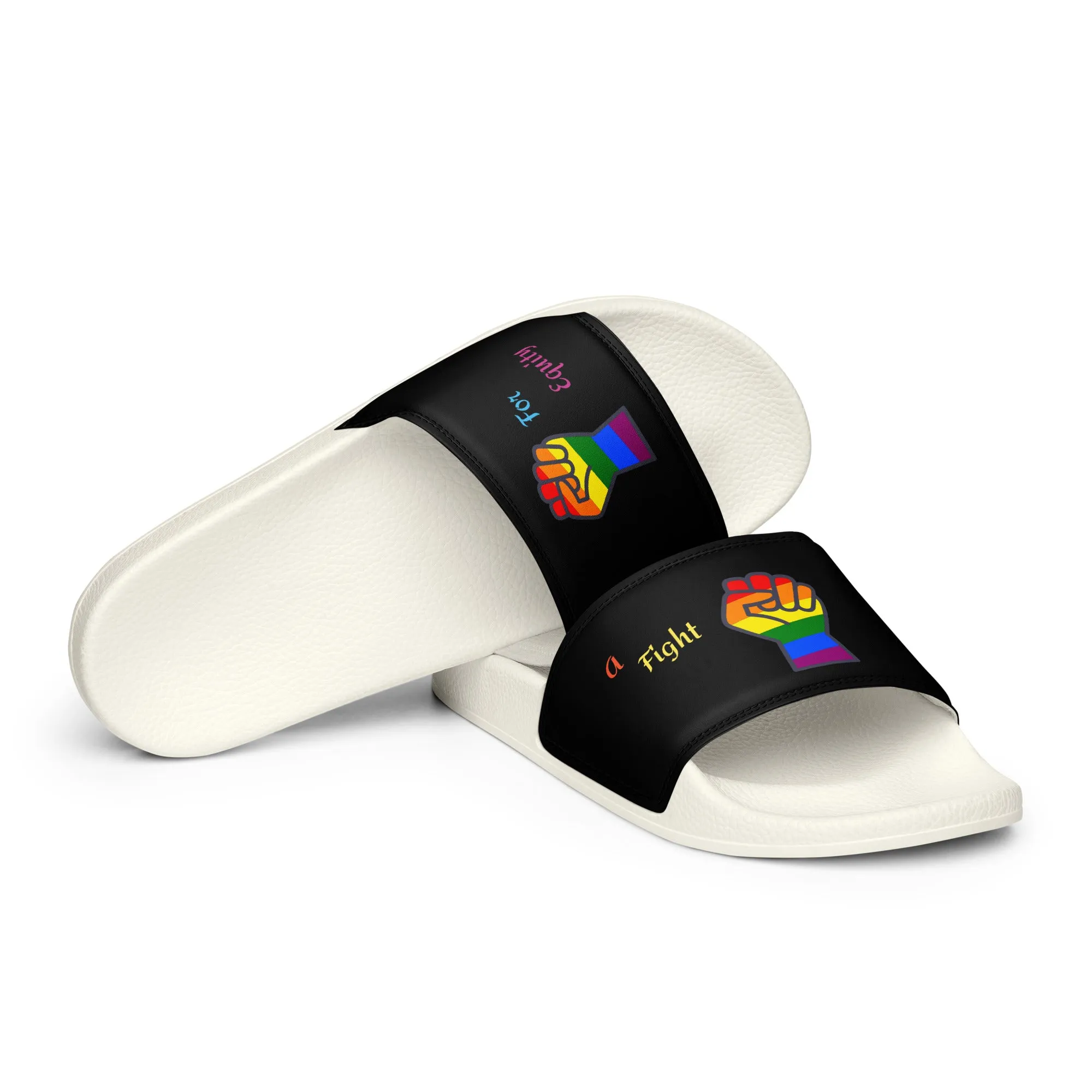 Women's Rainbow Slides