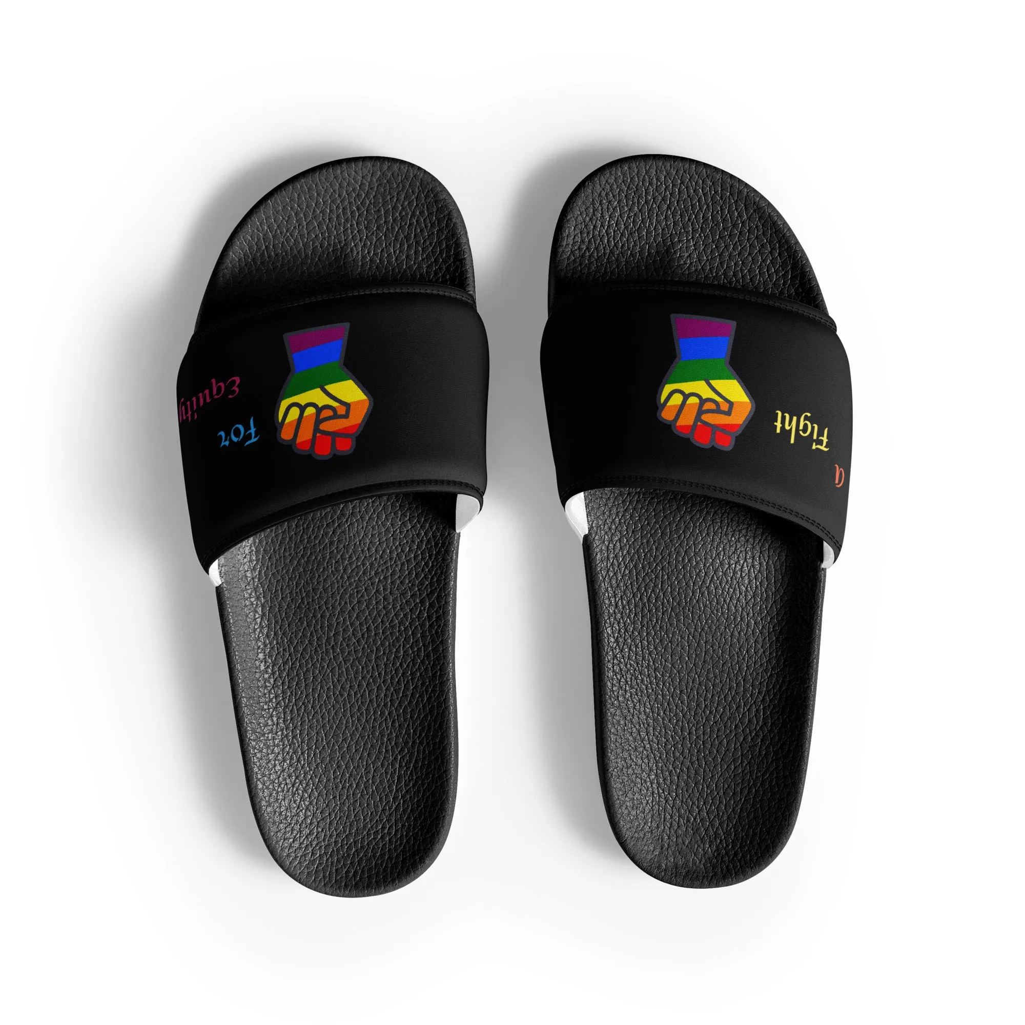 Women's Rainbow Slides