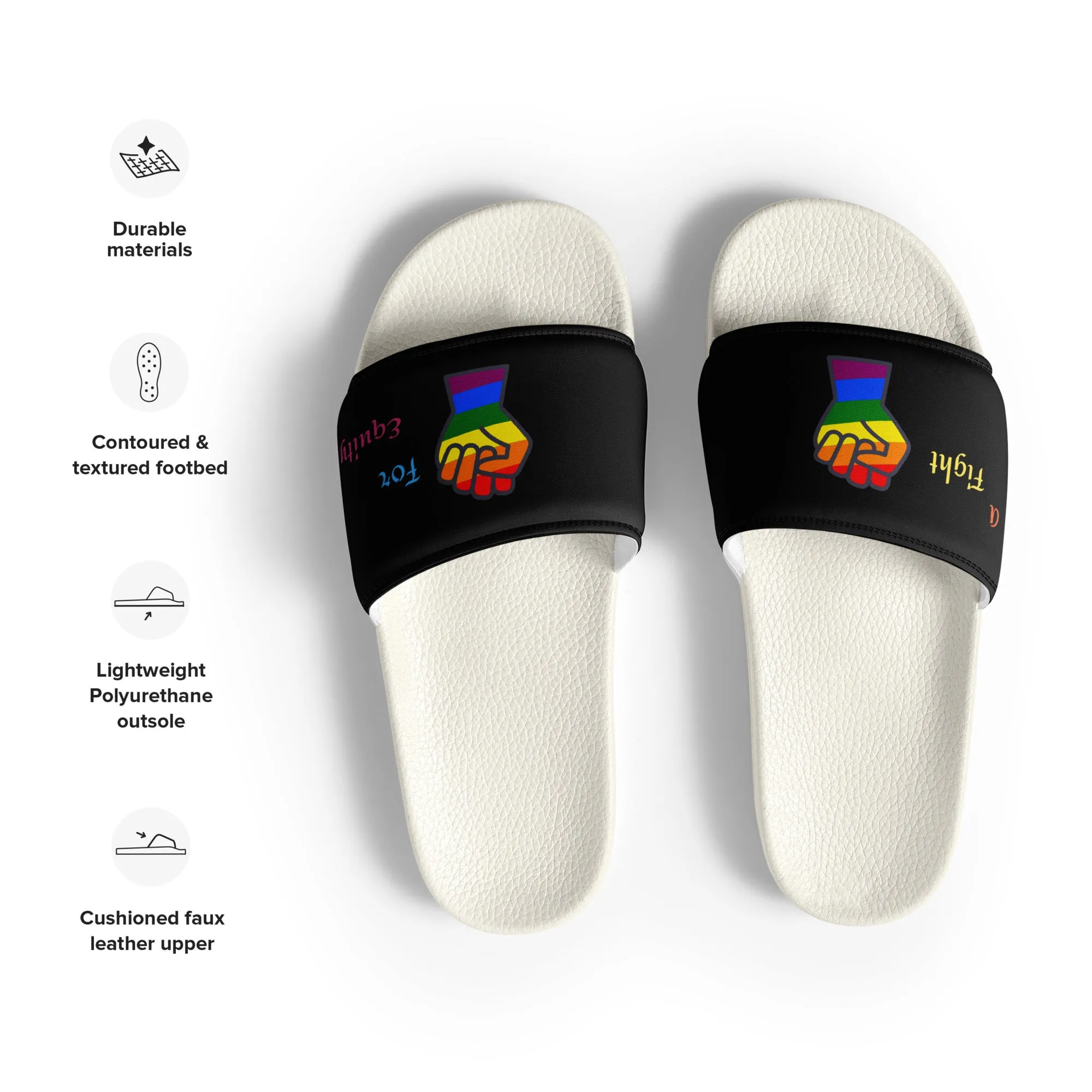 Women's Rainbow Slides