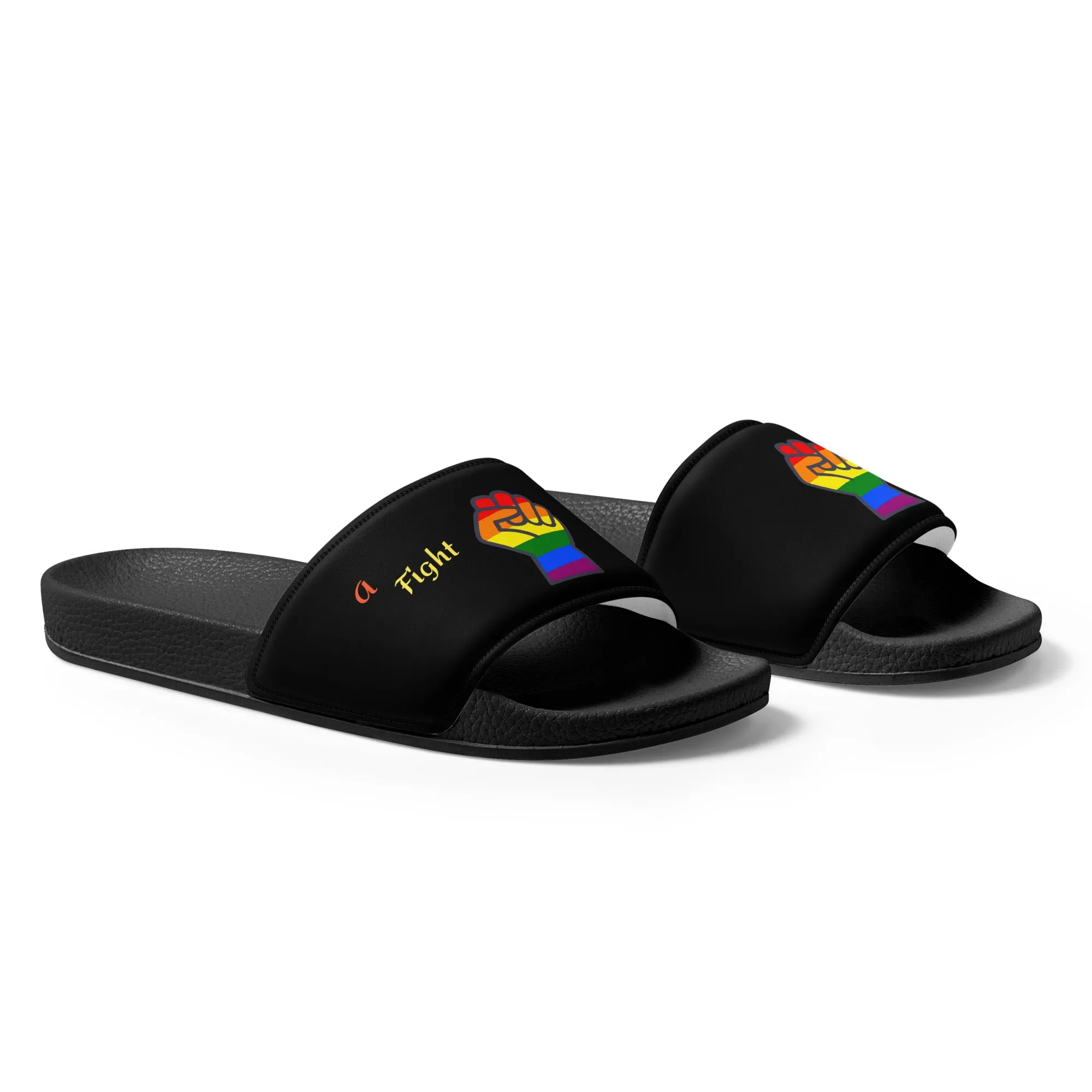 Women's Rainbow Slides