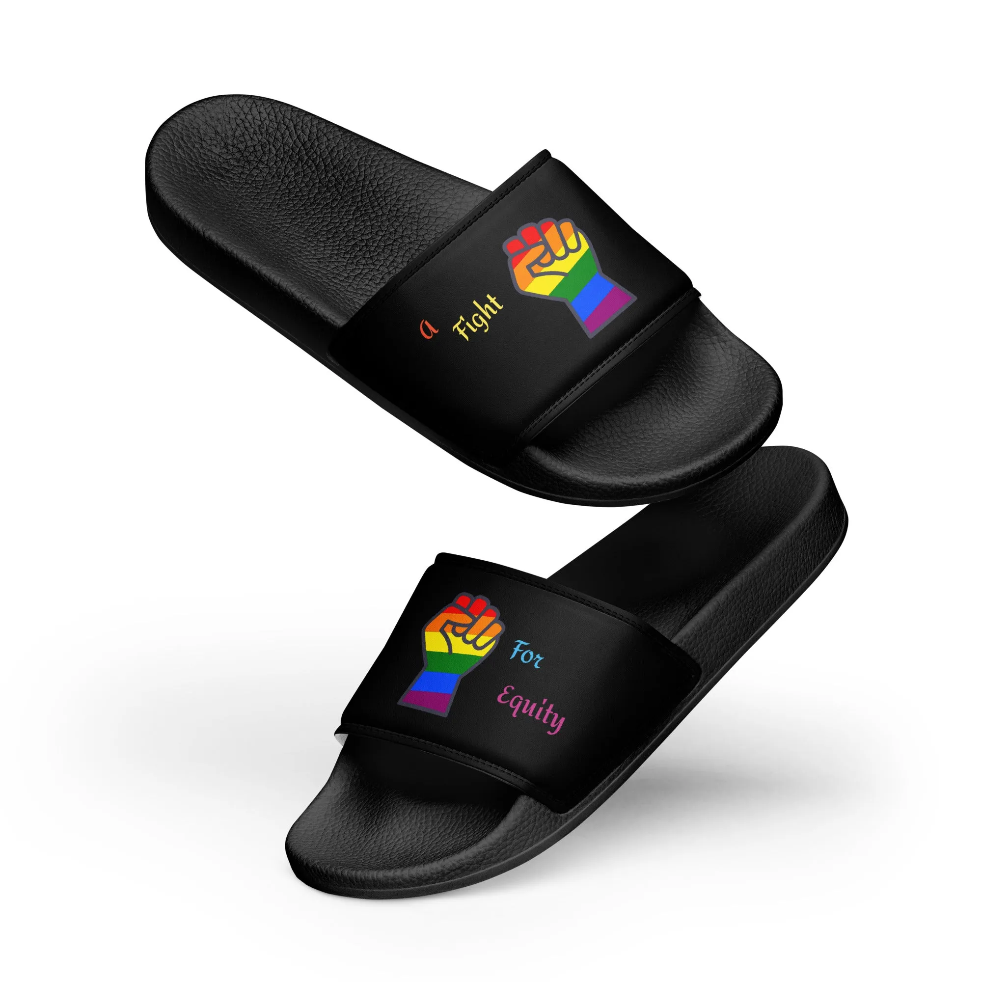 Women's Rainbow Slides