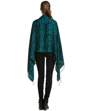 Zebra Print Woven Scarf